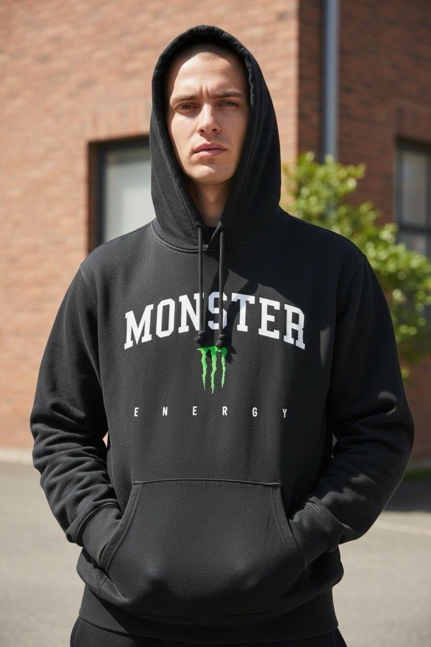 Monster Energy Unleash The Beast Graphic Hoodie Mens XL Pullover Sweatshirt